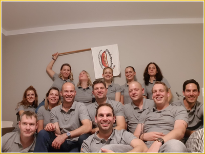 Vereinsmotiv des Gladebecker Bratwurstauftauvereins